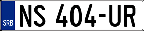 Truck License Plate